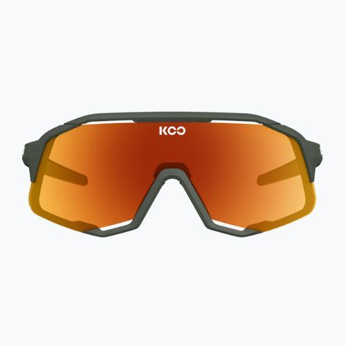 Okulary przeciwsłoneczne Koo Demos green matt/orange mirror