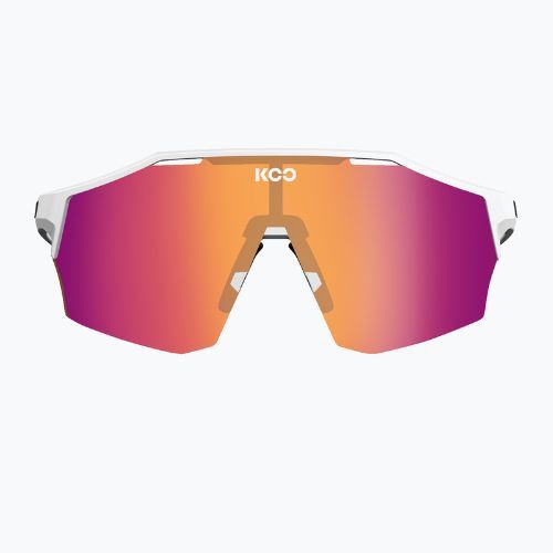 Okulary przeciwsłoneczne Koo Alibi white matt/photochromic fuchsia