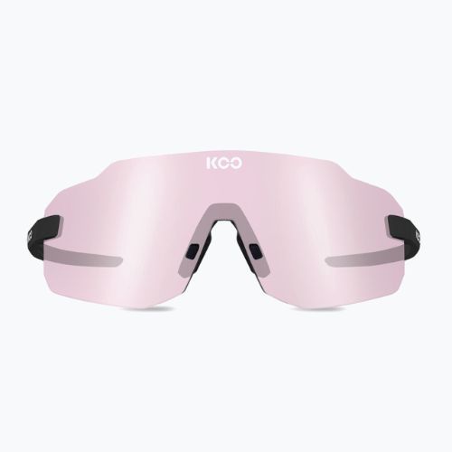 Okulary przeciwsłoneczne Koo Supernova black matt/photochromic pink