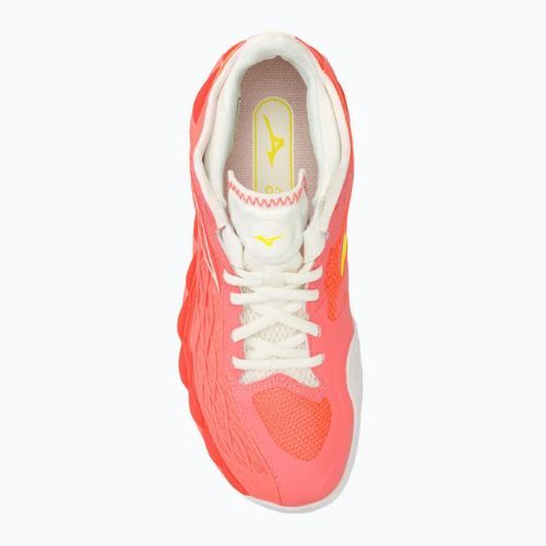 Buty do tenisa damskie Mizuno Wave Enforce Tour CC candy coral/snow white/neon flame