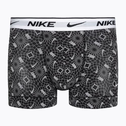 Bokserki męskie Nike Everyday Cotton Stretch Trunk 3 pary black/blue/grey