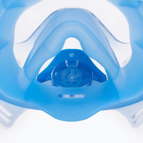 Maska pełnotwarzowa do snorkelingu dziecięca AQUASTIC KAI Jr niebieski