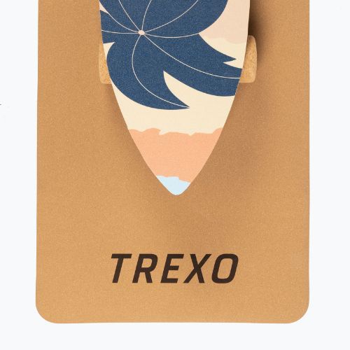 Deska do balansowania + mata + roller XTREXO BBS01 niebieski/pomarańczowy