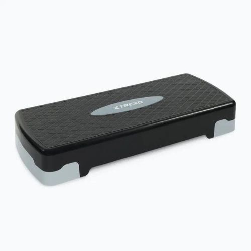 Step do aerobiku TREXO 2 stopniowy szary