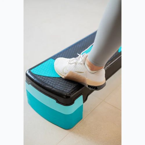 Step do aerobiku TREXO 2 stopniowy niebieski
