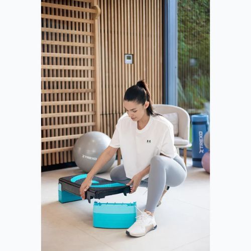 Step do aerobiku XTREXO 3 stopniowy max 250 kg niebieski