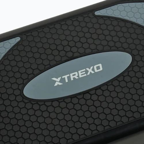 Step do aerobiku TREXO 3 stopniowy max 250kg szary