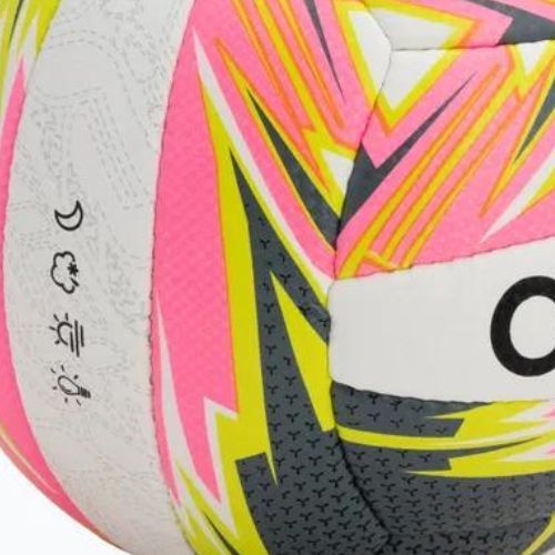 Piłka do siatkówki plażowej OneTeam HS Beach szary/żółty/różowy rozmiar 5