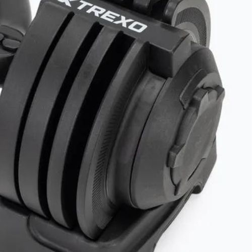 Kettlebell regulowany XTREXO TXO-B4W004 12 kg czarny