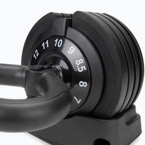 Kettlebell regulowany TREXO TXO-B4W004 12 kg czarny