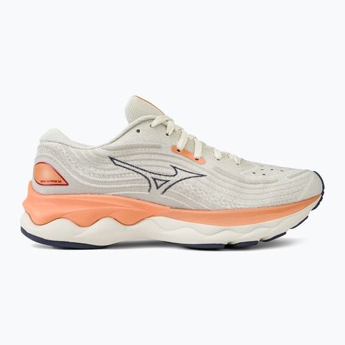 Buty do biegania damskie Mizuno Wave Skyrise 4 snow white/blue/coral reef