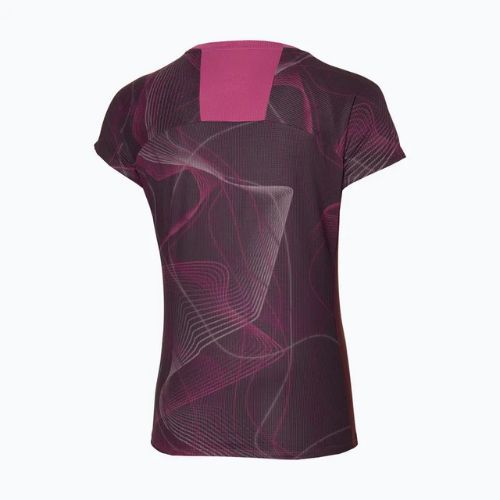 Koszulka do biegania damska Mizuno Aero Tee gape wine