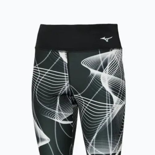 Legginsy damskie do biegania Mizuno Printed black