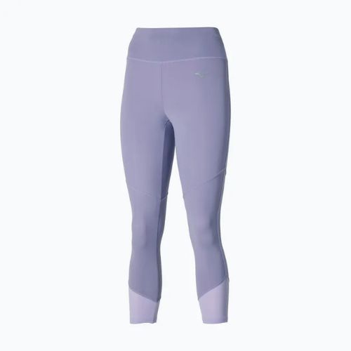 Legginsy damskie do biegania Mizuno Core 3/4 pastel lilac