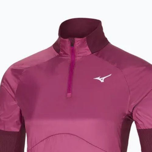 Longsleeve do biegania damski Mizuno Hybrid magenta haze