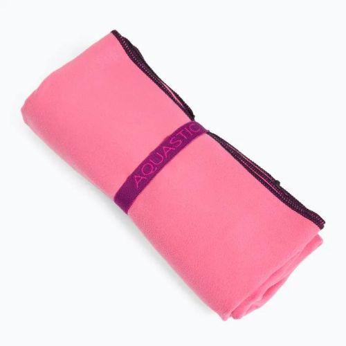 Ręcznik szybkoschnący AQUASTIC Havlu L 130x80 cm różowy
