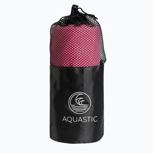 Ręcznik szybkoschnący AQUASTIC Havlu XL 175x110 cm różowy