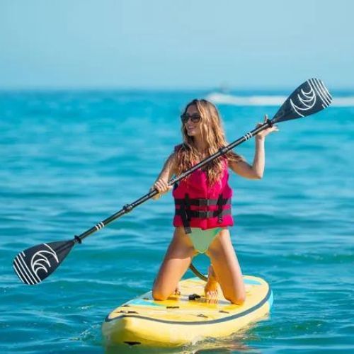 Deska SUP AQUASTIC Touring 12'6" żółty