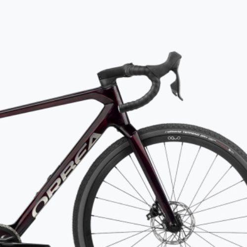Rower gravelowy Orbea Terra M31e Team 1X 2024 wine red carbon view