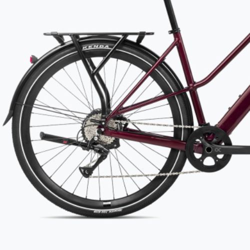 Rower elektryczny Orbea Vibe Mid H30 EQ 36V 6.9Ah 248Wh 2024 metallic burgundy red