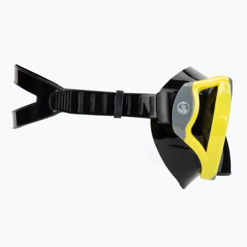 Zestaw do snorkelingu AQUASTIC Shoal maska + fajka szary