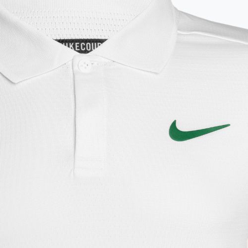 Koszulka polo tenisowa męska Nike Court Dri-Fit Advantage white/malchite