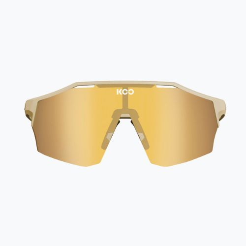 Okulary przeciwsłoneczne Koo Alibi sand matt/gold mirror