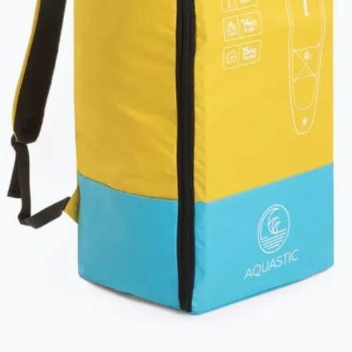Plecak na deskę SUP AQUASTIC Touring 12'6" żółty