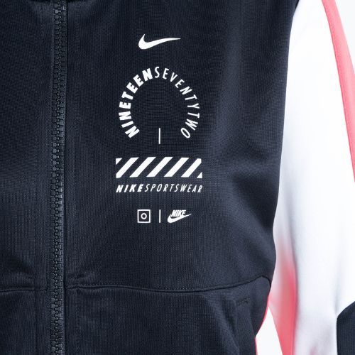 Bluza damska Nike Sportswear Tracksuit Top black/light crimson/white