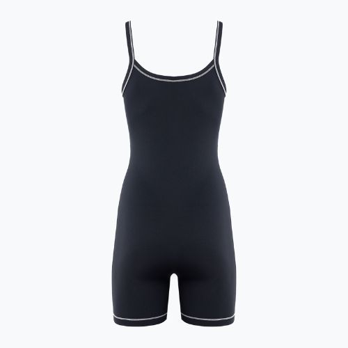 Kombinezon damski Nike One Dri-FIT Short black/light orewood brown/cool grey