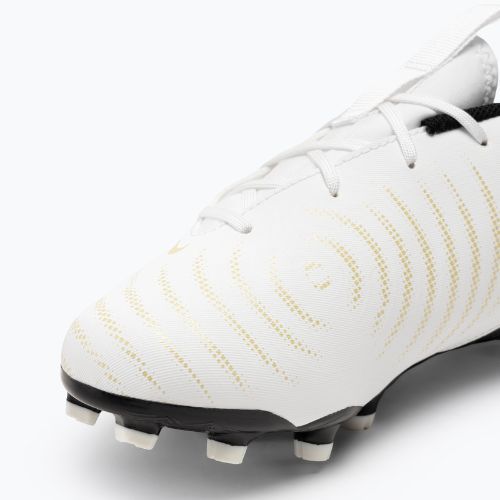 Buty piłkarskie dziecięce Nike Phantom GX II Academy FG/MG Junior white/metallic gold coin/black