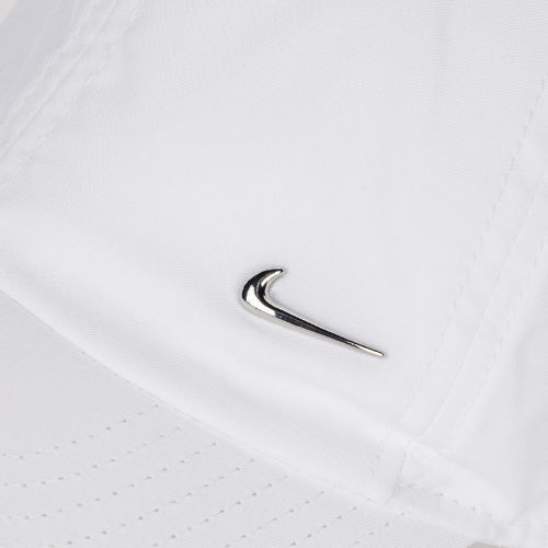 Czapka z daszkiem Nike Dri-Fit Club Unstructured Metal Swoosh white/metallic silver