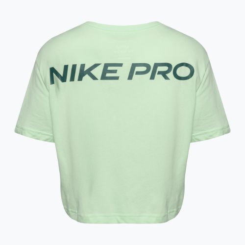 Koszulka treningowa damska Nike Pro Dri-Fit Cropped vapour green