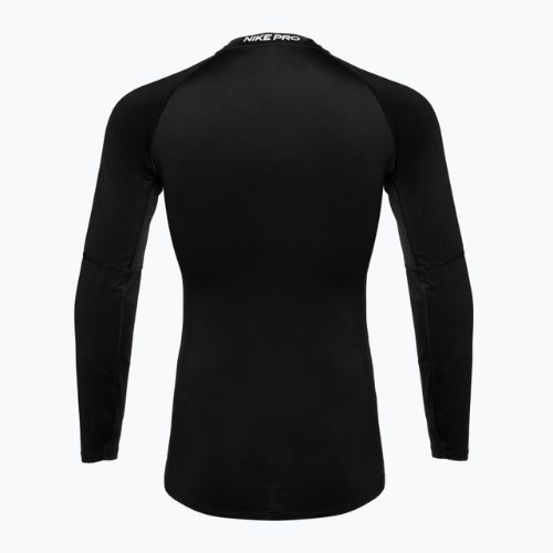 Longsleeve treningowy męski Nike Pro Dri-Fit Tight Fitness black/white