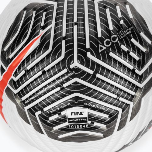 Piłka do piłki nożnej Nike Flight white/black/bright crimson rozmiar 5