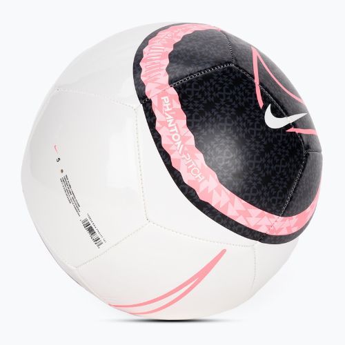 Piłka do piłki nożnej Nike Phantom white/black/sunset pulse rozmiar 5