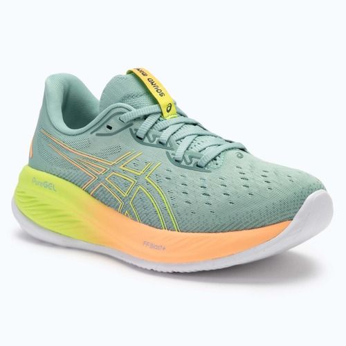 Buty do biegania damskie ASICS Gel-Cumulus 26 Paris light celadon/safety yellow