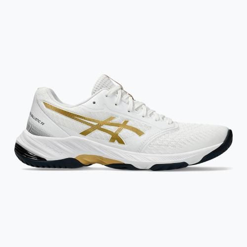 Buty męskie ASICS Netburner Ballistic FF 3 white/ pure gold