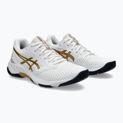 Buty damskie ASICS Netburner Ballistic FF 3 white/ pure gold