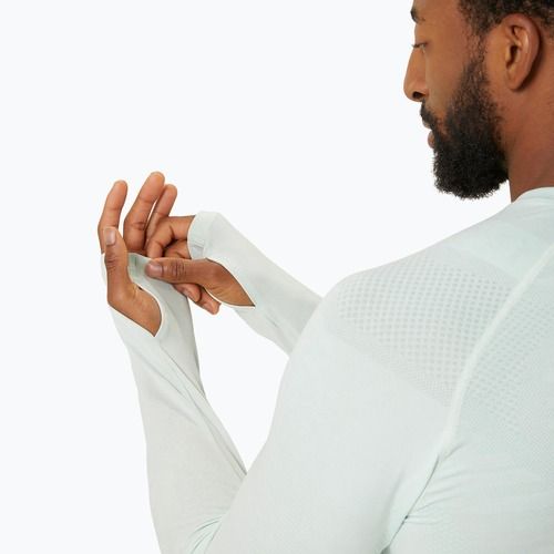 Longsleeve do biegania męski ASICS Seamless light celadon/birch