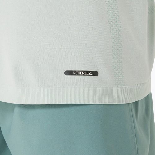 Longsleeve do biegania męski ASICS Seamless light celadon/birch
