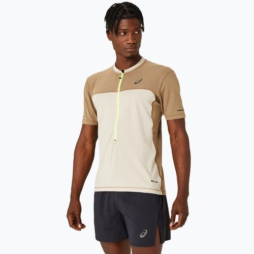 Koszulka do biegania męska ASICS Fujitrail feather grey/pepper