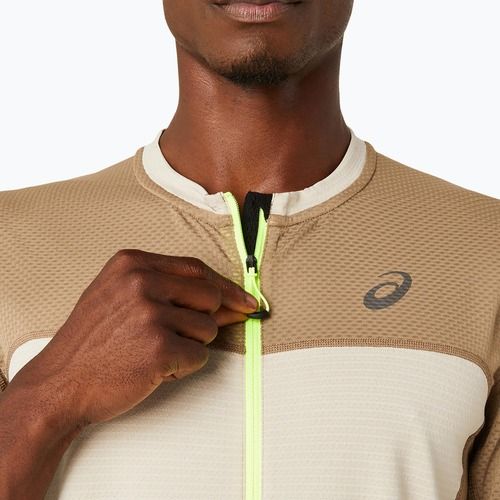 Koszulka do biegania męska ASICS Fujitrail feather grey/pepper