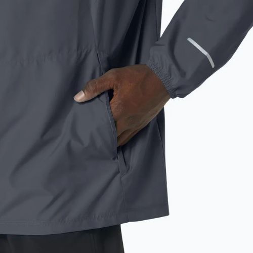 Kurtka do biegania męska ASICS Icon carrier grey/safety yellow