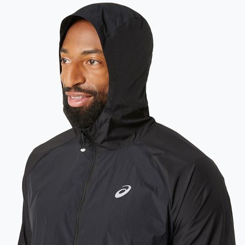 Kurtka do biegania męska ASICS Road Packable performance black