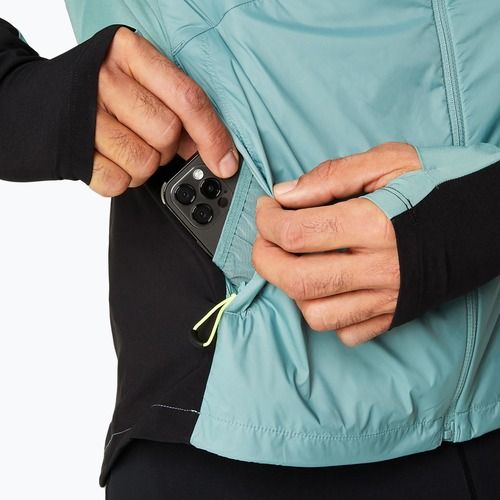 Kurtka do biegania męska ASICS Road Winter celadon