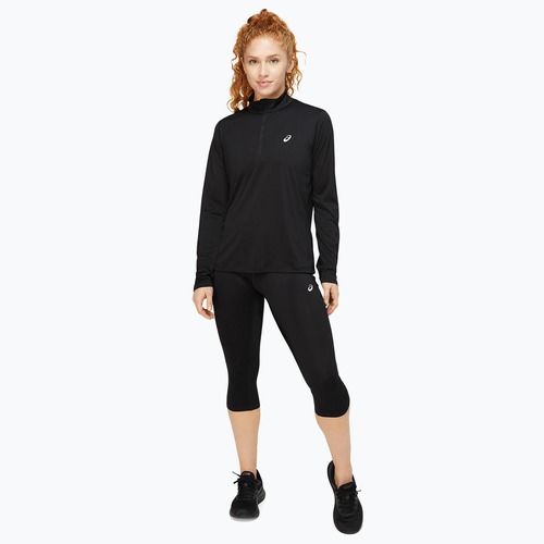 Longsleeve do biegania damski ASICS Core 1/2 Zip Top performance black