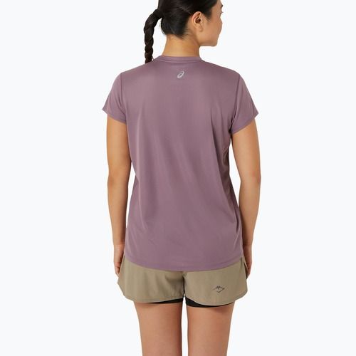 Koszulka do biegania damska ASICS Fujitrail Logo dusty mauve