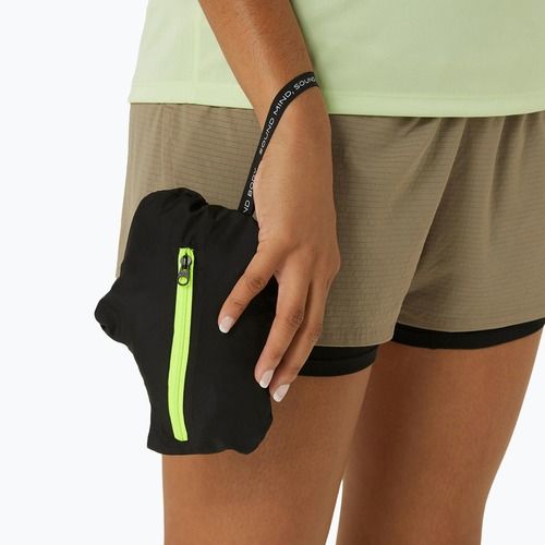 Kurtka do biegania damska ASICS Fujitrail Packable performance black