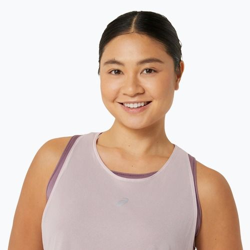 Koszulka do biegania damska ASICS Nagino Run Tank watershed rose/dusty mauve